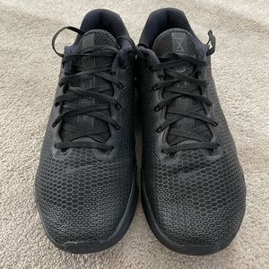 Nike black running shoes
